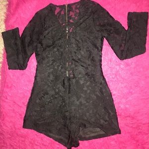 Long sleeve romper